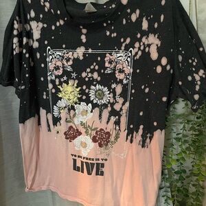 Acid wash Graphic T-Shirt